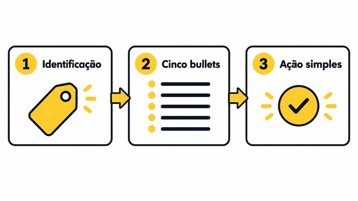 Diagrama da estrutura de descrição em três etapas
